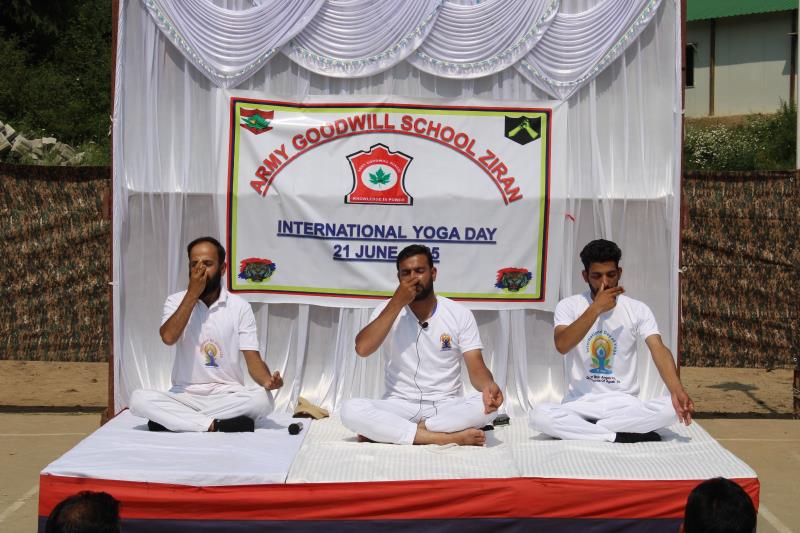 Yoga day celebration 
