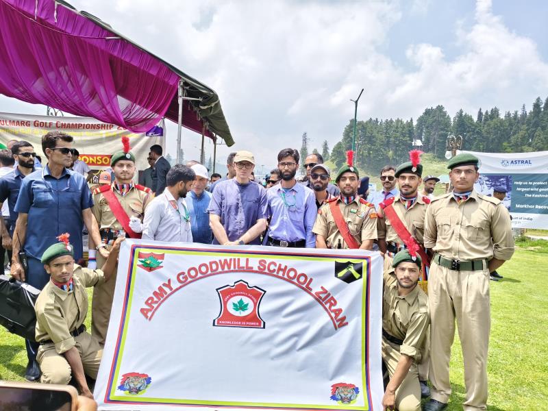 NCC Cadets with Chief Minister Omar Abdullah 