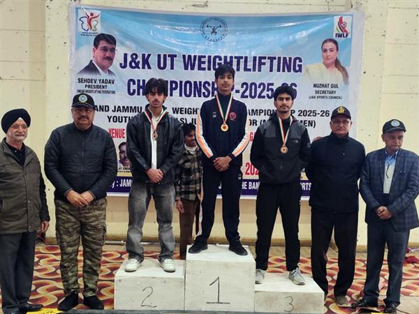 J&K UT Weightlifting Championship 2025–26